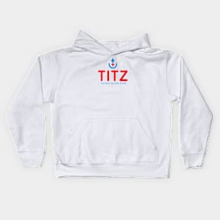 TITZ - Totally In The Zone - red Kids Hoodie